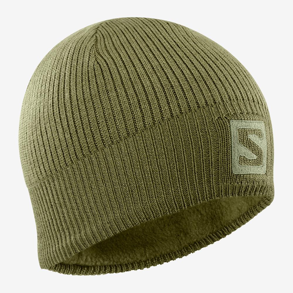 Gorros Salomon Hombre Verde - Salomon Argentina LOGO ,569041-BID